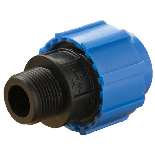 Муфта ПНД компрессионная НР 40*1" наружная резьба (ТПК-АКВА)