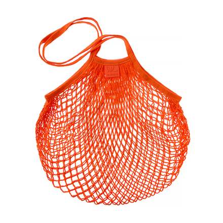 Авоська NL, оранжевая, до 10 кг большая, 40*38см