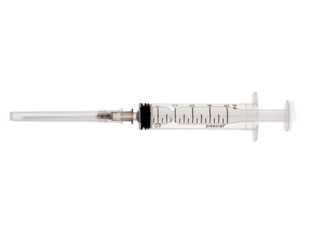 Шприц одноразовый 5 мл 3-х компонентный с иглой 22G х 1 1/2" (0,7х40 мм), 100 шт.