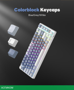 Клавиатура Royal Kludge RK-M75 K Silver switch/Taro milk