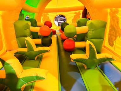Надувной батут «Тоннель обезьяна», 9x8x3 м.