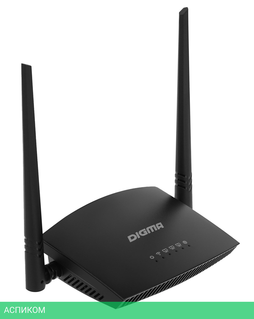 Роутер беспроводной Digma DWR-N301 черный
