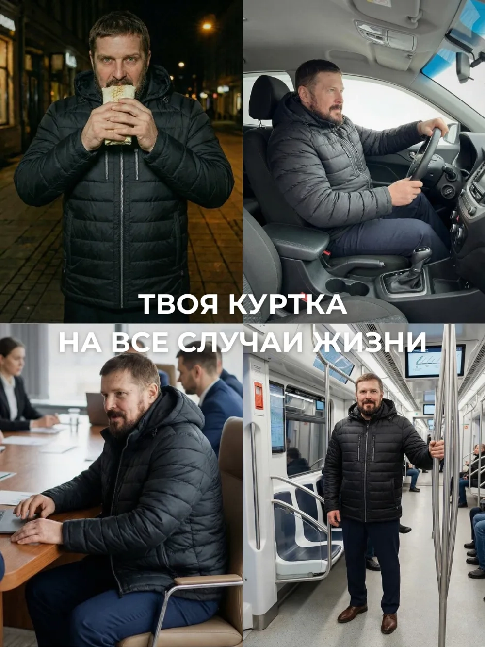 Куртка мужская демисезонная больших размеров
