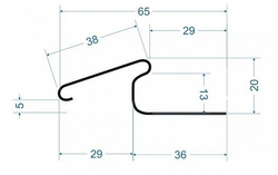 Виниловый Döcke Окантовочный профиль Пломбир