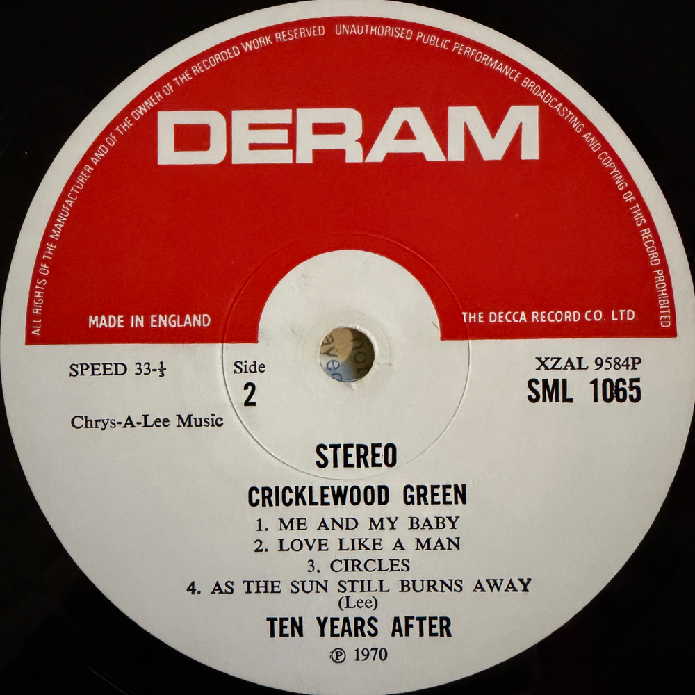 Виниловая пластинка Ten Years After - Cricklewood Green LP