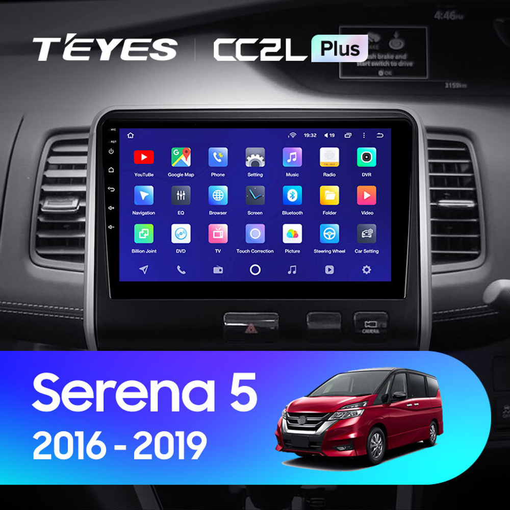 Teyes CC2L Plus 10,2" для Nissan Serena 5 2016-2019  (прав)