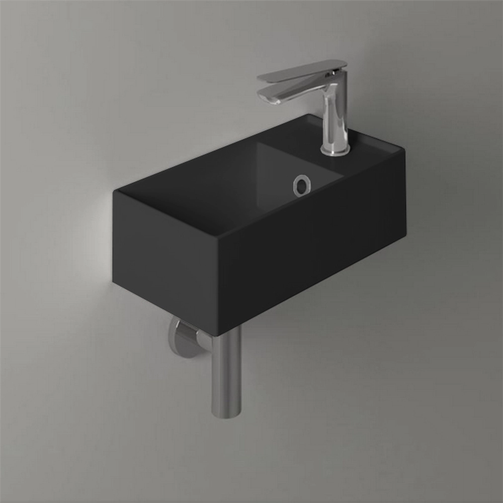 Раковина Simas Agile AG20 nero matt*1 40 см, цвет черный матовый