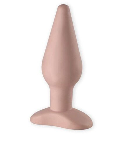 Телесная анальная пробка - 9 см. (Цвет: телесный)