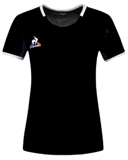Женская теннисная футболка Le Coq Sportif Tennis T-Shirt Short Sleeve N°2 W - black