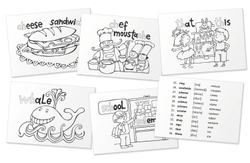 Раскраска-игра (мини). English. Сочетания согласных букв