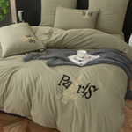 КПБ Mood of Paris на резинке MPR015, Евро, 4 наволочки, простынь 160*200*35