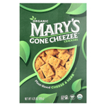 Mary's Gone Crackers, Крекеры Mary's Gone Cheezee ™, на растительной основе, с сыром и травами, 120 г (4,25 унции)