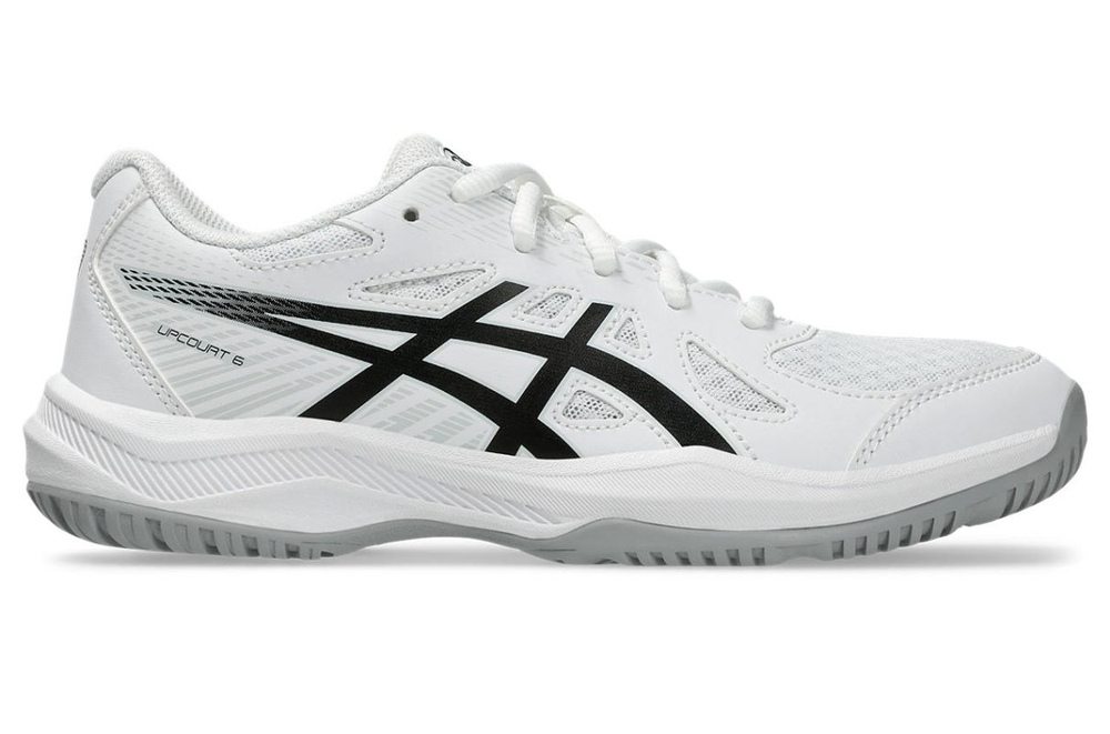 Детские теннисные кроссовки Asics Upcourt 6 GS - white/black