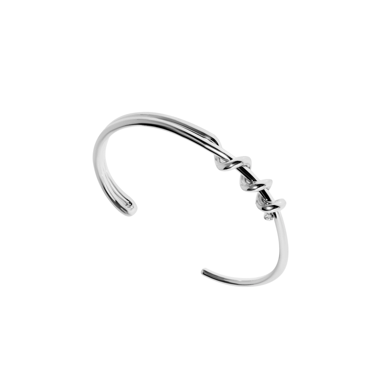 Браслет Серебряный со Спиралью