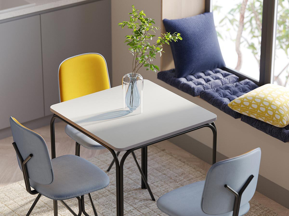 Чехол на подушку с принтом twirl горчичного цвета из коллекции cuts&pieces, 45х45 см