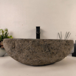Раковина из речного камня RS-65012 46*44*15 0861