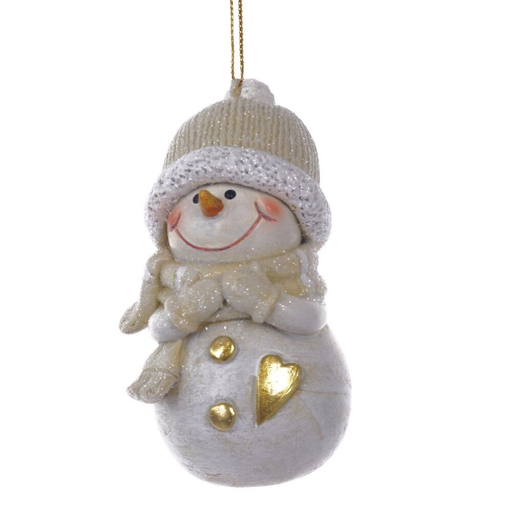 GAEM Фигурка декоративная подвесная "Снеговик", L5 W4,5 H8,5 см, 2в.