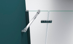 Душевой уголок BelBagno Kraft 100х90 KRAFT-AH-12-100/90-C-Cr-R профиль Хром стекло прозрачное
