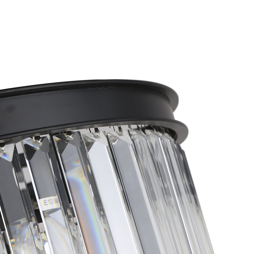 Люстра Odeon 6 black/clear