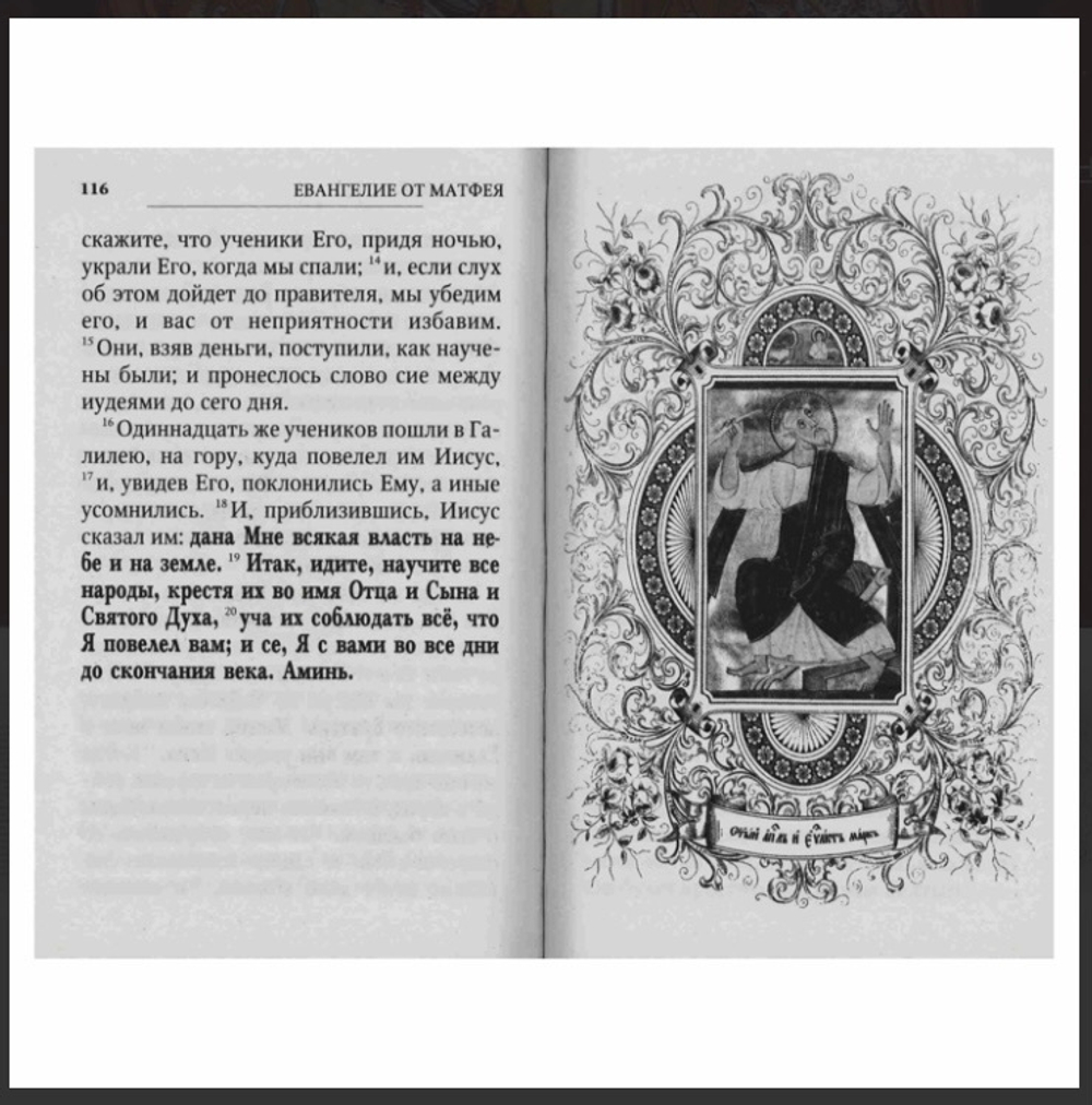 Евангелие с выделением слов Спасителя( книга )