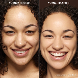 Danessa Myricks Beauty Yummy Skin Blurring Balm Powder - Компактное кремовое тональное основание оттенок 3 - Light With Neutral Undertones, 18 g