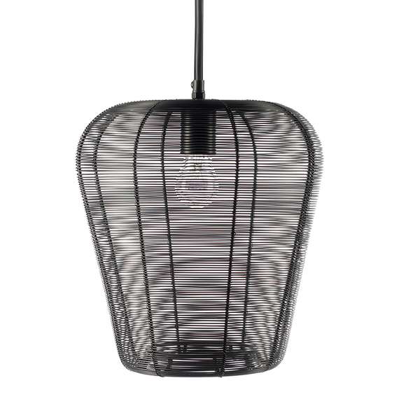 Светильник подвесной Vinger, Ø28х30 см, черный