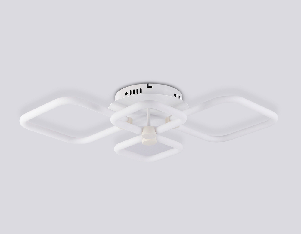 Потолочный светодиодный светильник с пультом FA3822/4 WH белый 3000K-6400K 86W 720*430*130 (ПДУ ИК)