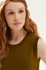 23535 Джемпер женский (оливковый)