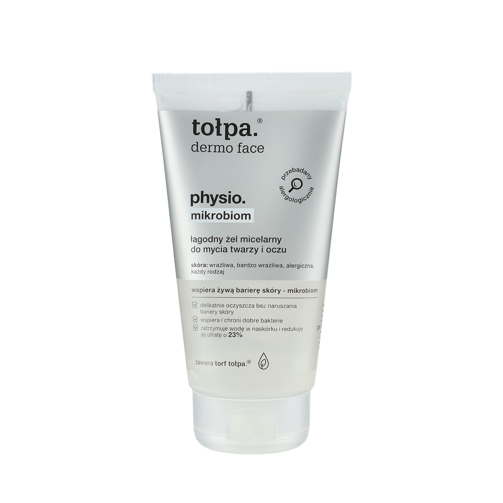TOLPA Dermo Face Physio Microbiome Гель для очищения лица и глаз (мини), 75 мл