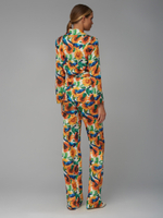 Пижамный костюм с птичками и подсолнухами