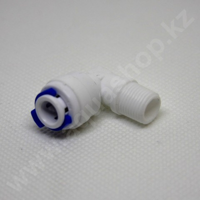 Фитинг QT-08A угловой 1/4"(f) x 1/8"(НР)