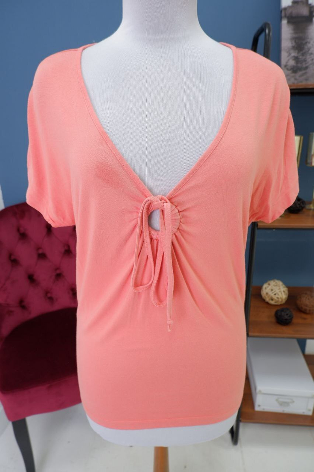 Блуза персикового цвета 48-50 размер