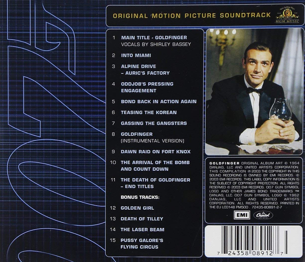 Soundtrack / John Barry: Goldfinger (CD)