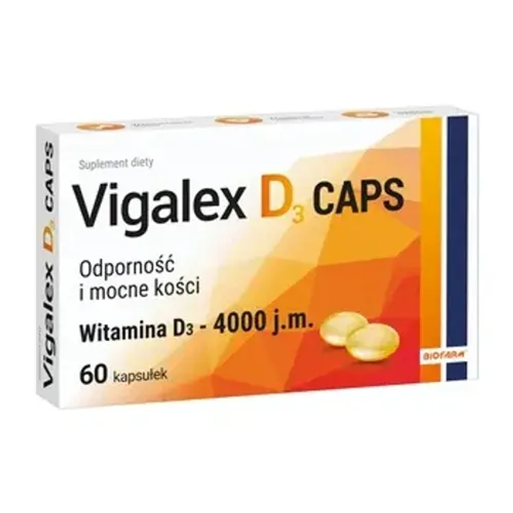 Vigalex D3 Caps - 4000 МЕ, 60 мягких капсул