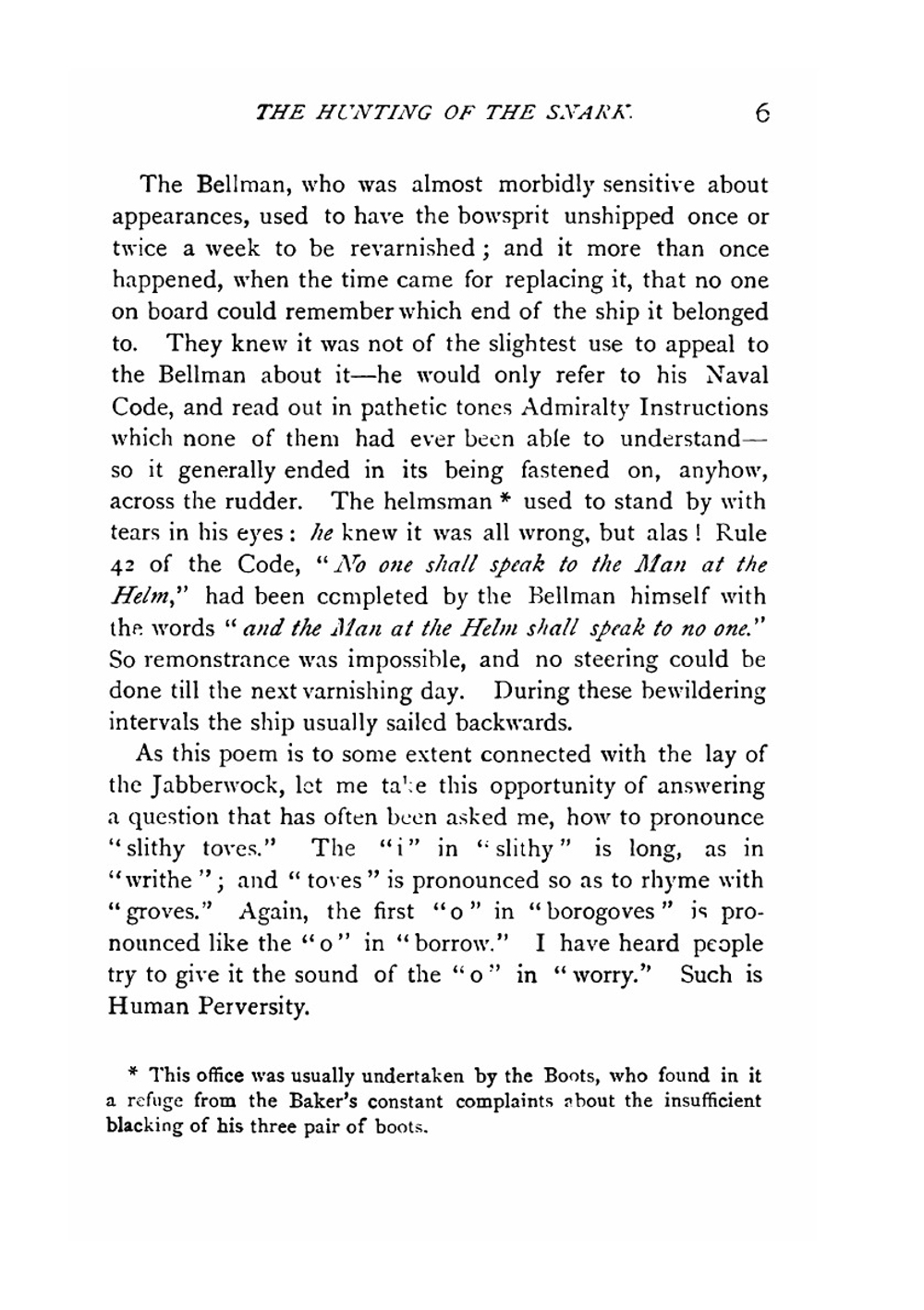 The hunting of the snark. an agony in eight fits | Lewis Carroll