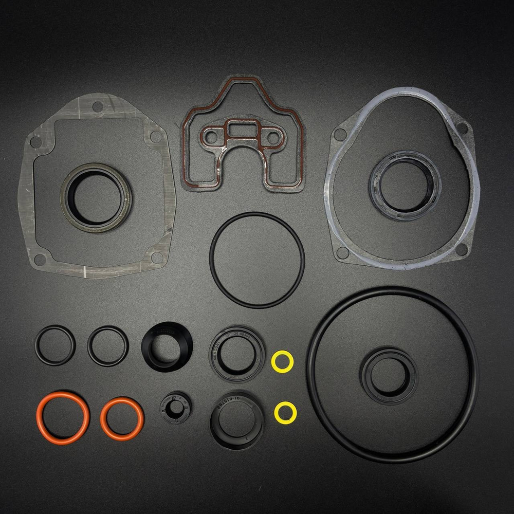 Комплект уплотнений (манжеты резинометаллические, прокладки паронитовые, кольца резиновые) SEAL KIT