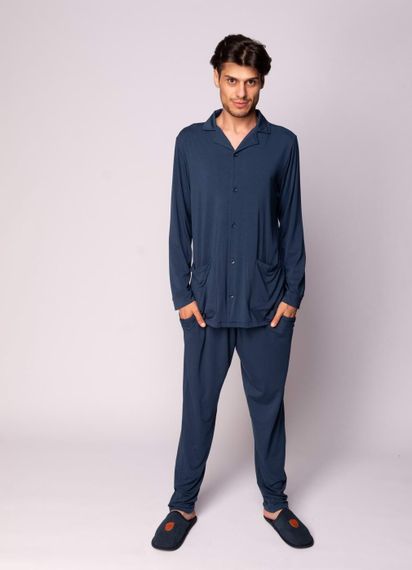 Адам (синяя) XL Пижама Мужская