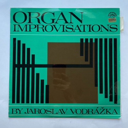 Винтажная виниловая пластинка LP Jaroslav Vodrazka Organ Improvisations Органные Импровизации (Чехословакия 1970)