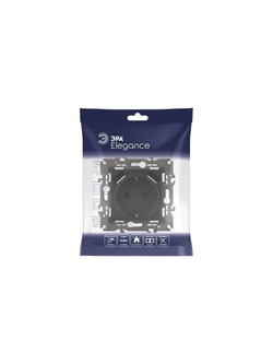 Розетка 16А 250В 2P+E с 2хUSB 5В-3А защ. шторки Elegance антрацит 14-4109-05 ЭРА Б0047871