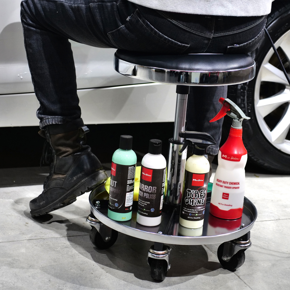 Табурет детейлера хромированный Detailing Stool MaxShine, 702315