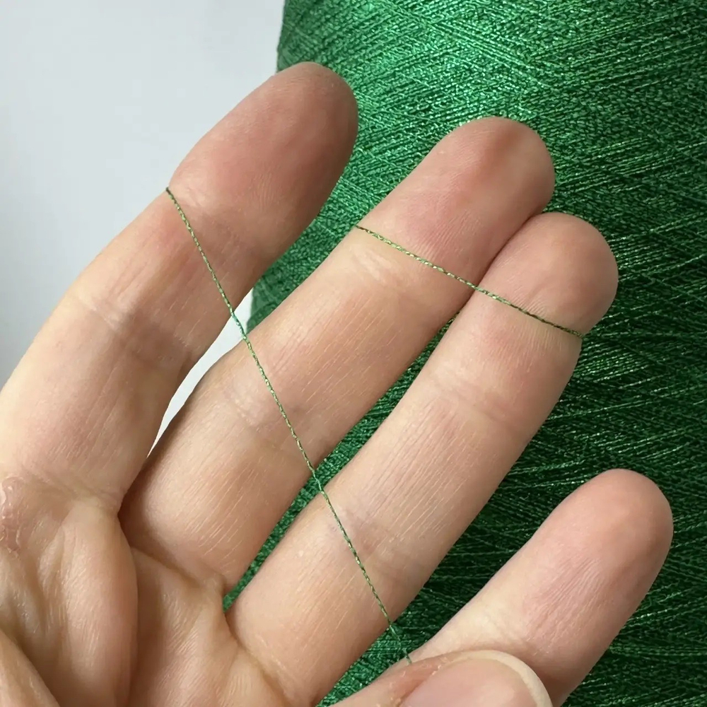 FASCINATE - E.MIROGLIO; 91% вискоза, 2% люрекс, 7% п/а; 2000м/100гр; col. 9AG, цвет: яркий зелёный; S506