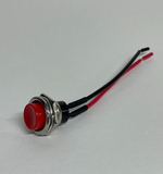 Выключатель 2-х контактный без фиксации, кнопка, с проводом 12 - 250В, 2А, TG (1 шт.)