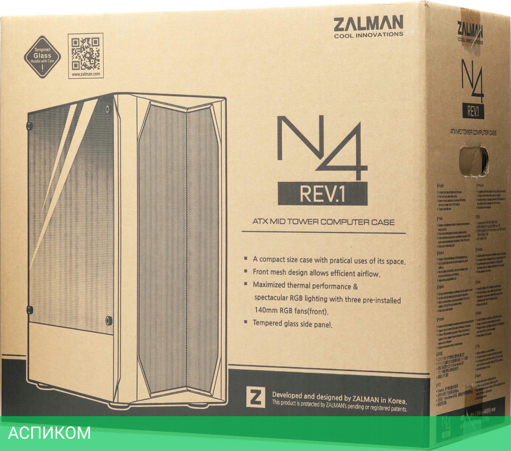 Корпус Zalman N4 w/o PSU