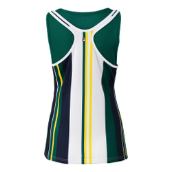 Женская теннисная майка Fila Emma 2 In 1 Tank Top Women - White, Dark Green