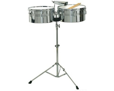 BSX Timbales Set комплект тимбале 13'' и 14'' со стойкой и ковбелом