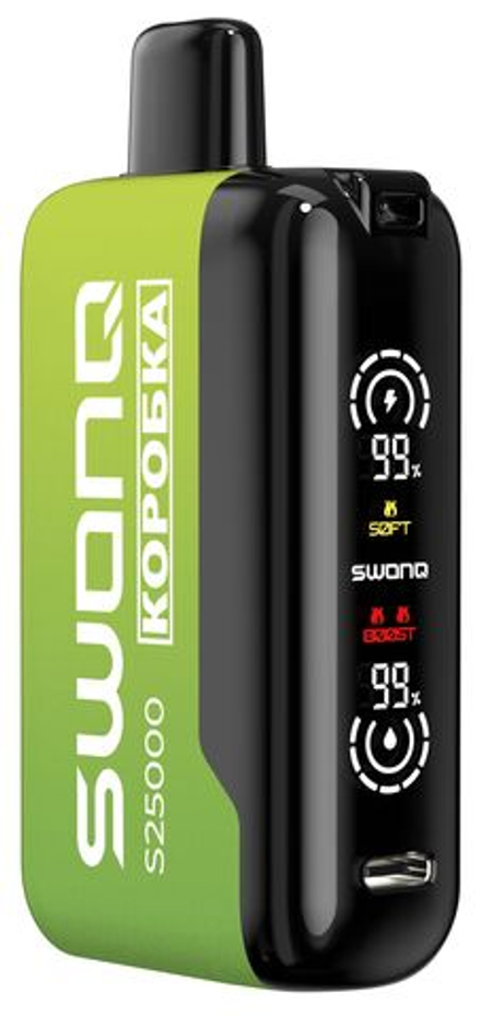 Swonq x Коробка S25000 Apple pear - яблоко-груша 25000 затяжек 20мг (2%)