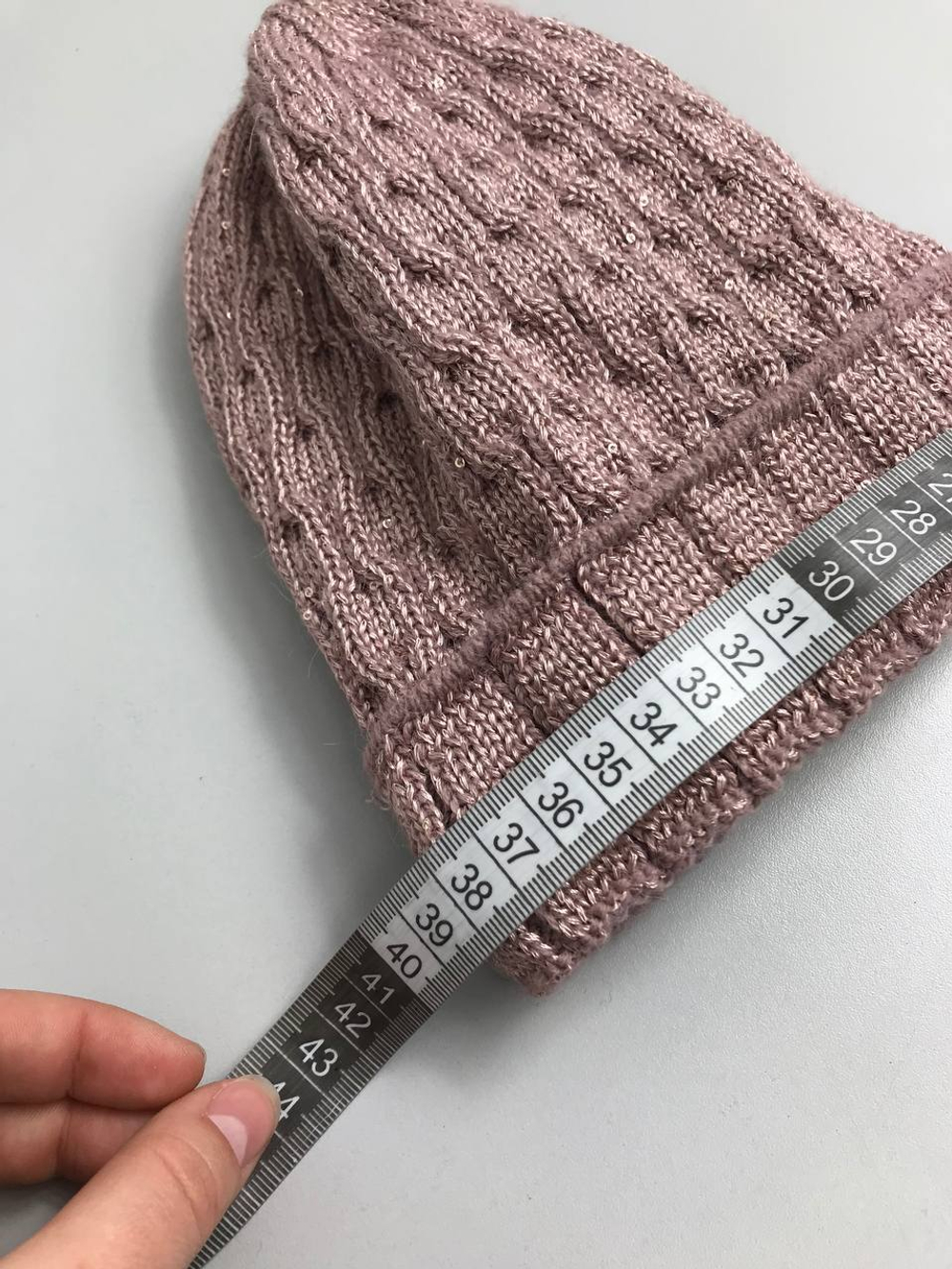 Шапка на флисовом подкладе на 10/12 лет