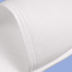 Тапки спанбонд бизнес, закрытый мыс (100 пар), одноразовые, белые, 3 мм подошва