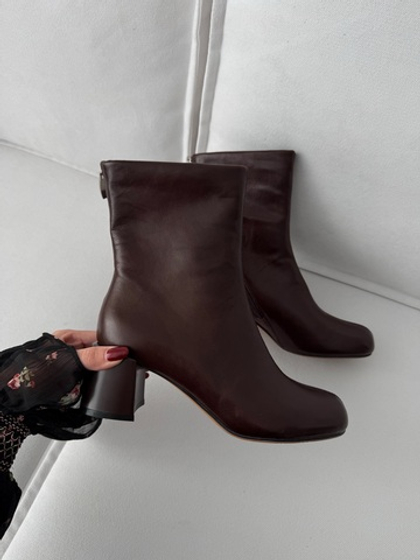 Ботильоны из натуральной кожи