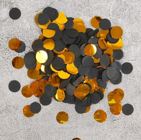 Конфетти «Золото-черный», 20 г. бумага